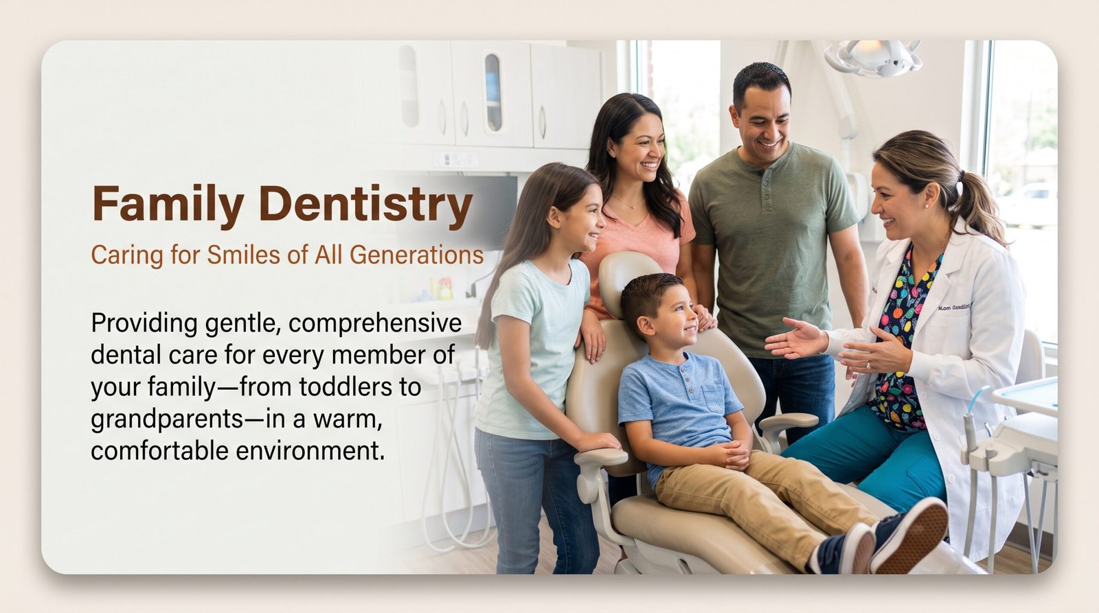 Family dentistry in Vancouver - general dentistry and teeth cleaning